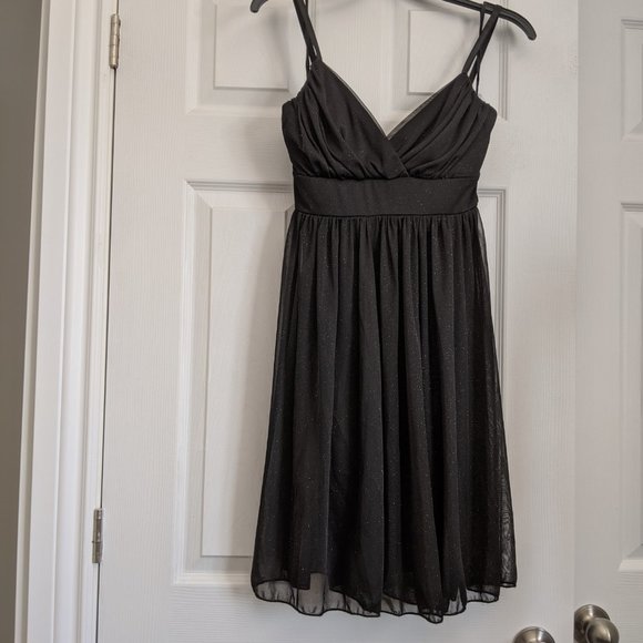 Jessica size 6 Black sparkle dress - Picture 2 of 7